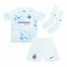 Inter Milan Alessandro Bastoni #95 Bortedraktsett Barn 2025-26 Korte ermer (+ Korte bukser)
