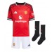 Manchester United Rasmus Hojlund #9 Hjemmedraktsett Barn 2025-26 Korte ermer (+ Korte bukser)