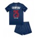 Paris Saint-Germain Hjemmedraktsett Barn 2024-25 UCL Champions Korte ermer (+ Korte bukser)